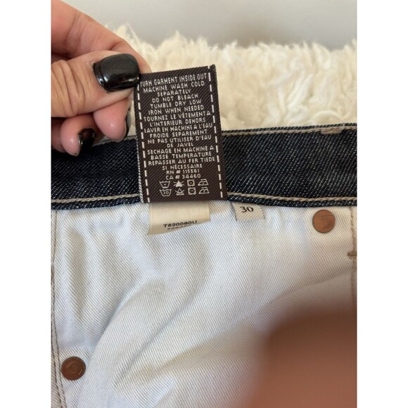 7 SEVEN FOR ALL MANKIND Dark Wash Bootcut Denim Jeans Women’s Size 30 - Picture 7 of 7